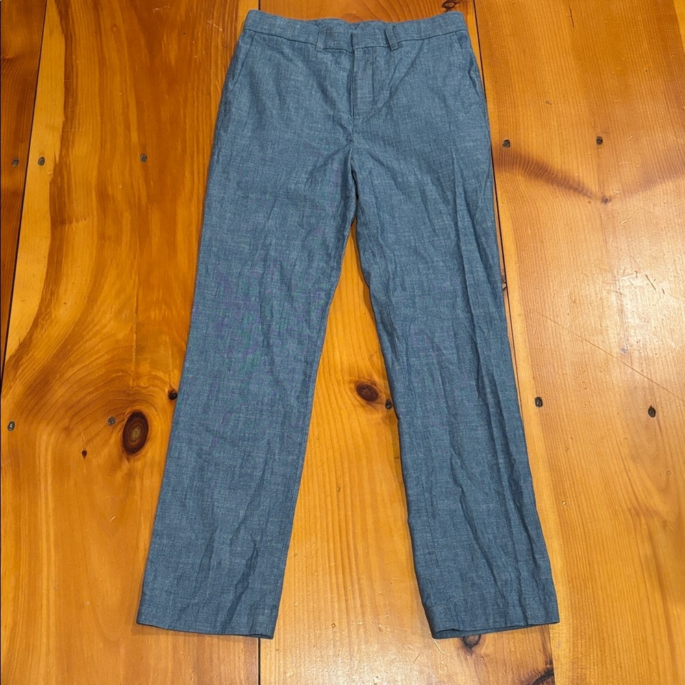 CREWCUTS 12 Slim Ludlow Suit Pant in Chambray Blue